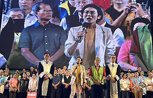 大改革護國市長造勢晚會   林岱樺：打破派系壟斷、翻轉局勢邁向勝利