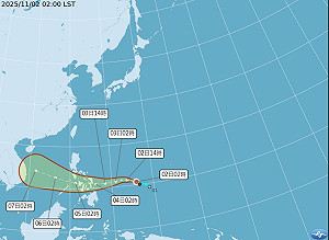 海鷗颱風生成對台無直接影響　東北季風來襲北台明顯轉涼