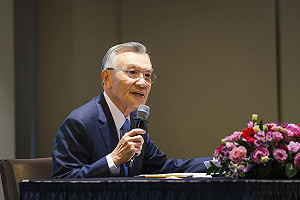 林信義與黃循財閉門晤談 氣氛融洽