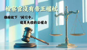 雄檢要林岱樺全面禁言  吳宗憲痛批：失控的公權力成為政治打手