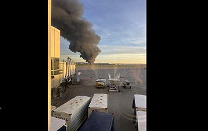 (影) 美UPS貨機墜毀爆炸! 機場火光衝天至少7人死亡 州長命調查原因