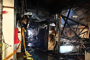 桃園南門市場被燒毀 凌濤籲比照台北南門市場重建