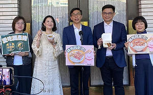 豬肉禁宰解封！民進黨團端出「肥滋滋」滷肉飯當早午餐　