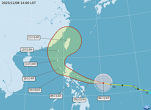 又要放颱風假？鳳凰明變強颱「恐北轉直撲」！氣象署：最快下週一發海警