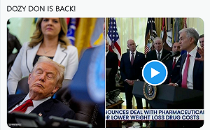 川普白宮開會「打瞌睡」畫面曝光　紐森酸：「瞌睡唐」又來了