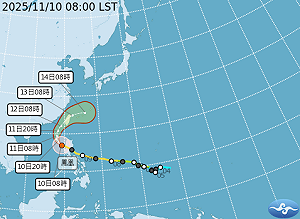 鳳凰颱風北轉侵台！氣象署最快下午發海警、明日發陸警