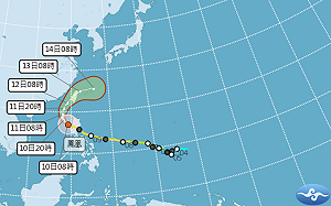 鳳凰颱風北轉侵台！氣象署最快下午發海警、明日發陸警