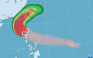 颱風假機率大增？「鳳凰」明早陸警 7縣市暴風圈侵襲機率破9成