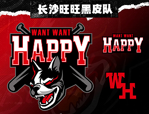 CPB中國棒球城市聯賽宣布「長沙旺旺黑皮隊」隊徽　又稱中國台灣吃豆腐