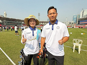 戴宇軒射箭亞錦賽突破低潮　攜李彩綺晉混雙金牌戰