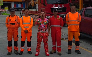 吊車大王馳援宜蘭蘇澳救災！2小山貓＋1怪手到場  網讚爆