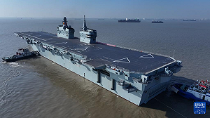 中國076型兩棲攻擊艦首艦「四川艦」  14日啟動首次航行試驗