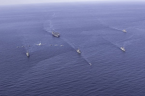 韓美海軍東海大規模聯合軍演 「華盛頓」攜「栗谷李珥」等11艦聲勢浩蕩