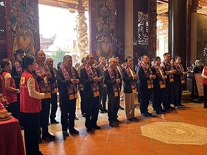 張榮恭訪昆山慧聚天后宮  倡「和陸興台」促兩岸和平交流