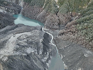 馬太鞍舊湖口左岸仍有1億公噸土石！林保署：可能形成新堰塞湖