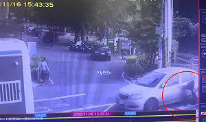 新北婦人推嬰兒車走斑馬線遭擦撞！轎車竟加速離去  警方鎖定車牌