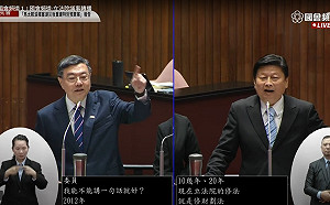 說「全面迎戰」真的戰！ 卓榮泰、傅崐萁國會激動互嗆