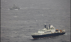 （影）英軍機遭俄間諜船雷射鎖定! 英艦緊追 國防大臣警告 : 已改變交戰規則