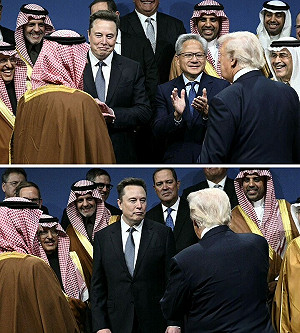 (影) 川普幫薩勒曼謀殺記者案辯護! 與沙簽多項協議 還與馬斯克再度同框