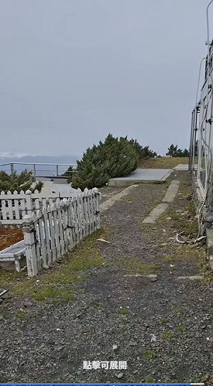 (影)玉山下初雪！中午大雪紛飛30分鐘 「雪花飄落」畫面曝光