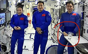 水怎麼沒飄起來? 中國被疑「造假」太空站實驗影片 德媒這樣說.......