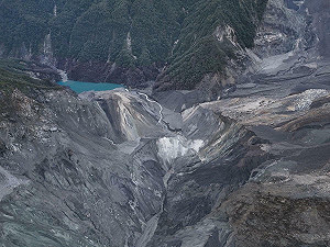 花蓮馬太鞍溪堰塞湖水位再下降！林保署：第3湖區土砂已完全消失