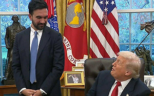 (影) 川普白宮大救場 ! 紐約準市長被連環拷問 火速被護航全網爆笑