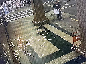 北市某飯店遭撒冥紙丟雞蛋討債　警逮5嫌送辦