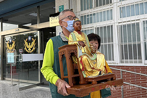 木雕大師神像作品遭竊　台南警逮3嫌尋回交還廟方