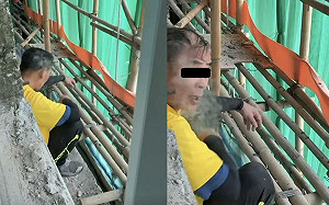 香港宏福苑大火原因？工人抽菸畫面瘋傳　住戶淚訴：他們常亂丟菸蒂