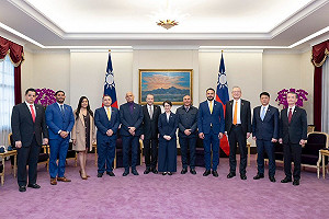 接見巴拿馬、丹麥議員訪團   蕭美琴：台灣知道自己不孤單 