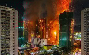 宏福苑大火延燒政治戰線 北京駐港國安公署：「以災亂港」必追究嚴懲