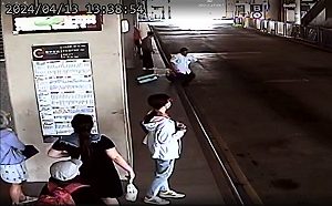 標線褪色、照明不足釀意外！婦人摔斷手告國賠勝訴  台中車站轉運站判賠30萬