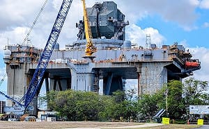 美國海基X波段雷達SBX-1「露出真面目」  宛如《星際大戰》帝國超級武器