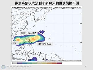 (影)今年首個12月颱？準「洛鞍颱風」將生成   預估路徑曝光