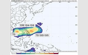 (影)今年首個12月颱？準「洛鞍颱風」將生成   預估路徑曝光