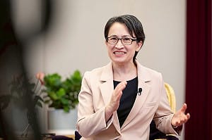 兩岸2032終局？蕭美琴：台灣追求永續和平「沒有設定時間表」 