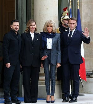 (影) 「志願聯盟」推歐版和平方案! 馬克宏挺烏 強調歐洲必須參與談判