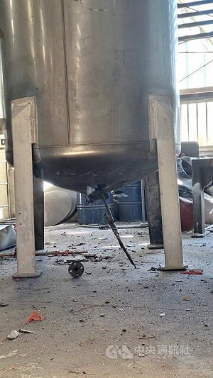 桃園大園工人炸死案　廢液槽自然生成「撒旦之母」