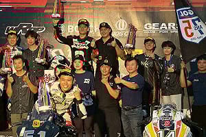 慶通汽車聯手歐霸實業   TSS台灣超級摩托車聯賽勇奪250級別年度總冠軍