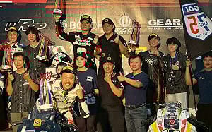 慶通汽車聯手歐霸實業   TSS台灣超級摩托車聯賽勇奪250級別年度總冠軍