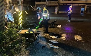 24歲宜蘭警執行蕭美琴交管勤務遭撞! 臟器外露、斷腿命危送醫搶救
