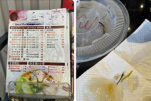 台南名店麵食驚見「兩隻蟑螂腳」 苦主崩潰：身體去哪了？衛生局急稽查