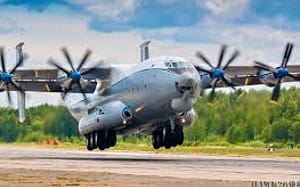 俄軍安-22運輸機墜毀! 殘骸已在水庫中發現 當局搶救7機組員