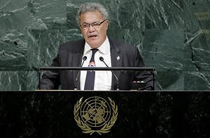 吐瓦魯總理索本嘉伉儷來訪  將出席國慶典禮