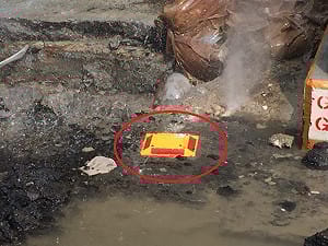 擅自開挖造成瓦斯管破裂 小心刑法上身