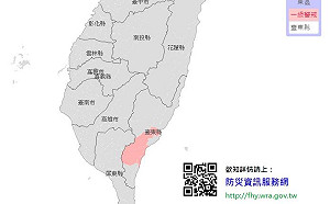 豪雨成災 台東太麻里金峰列一級淹水警戒