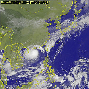 卡努共伴效應午後漸緩  又有熱帶低壓下週恐有颱