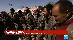 纏鬥4個月 敘利亞反抗軍解放IS首都拉卡