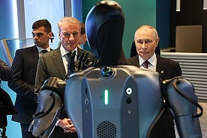 (影) 入侵烏遭制裁! 俄已在AI領域全面落後 普丁與機器人互動慘遭無視